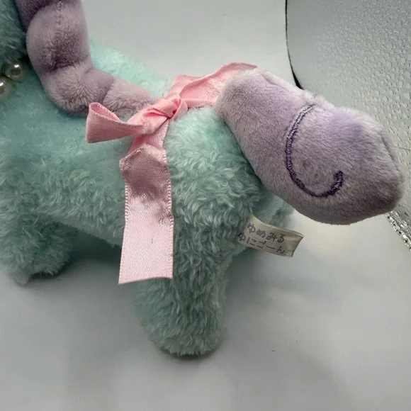 Plush Unicorn Toy - Blue and Yellow - Picture 6 of 9